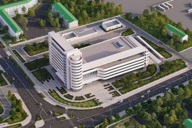 The President of Turkmenistan inspected the construction of medical facilities from a bird's eye view