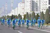 Photoreport: Mass bike ride dedicated to World Health Day took place in Ashgabat