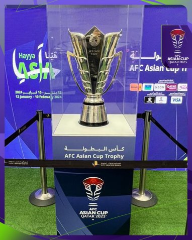 В Катаре представили трофей Кубка Азии по футболу 2023 года