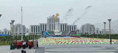 Solemn events of the opening ceremony of the new city of Arkadag began in Turkmenistan
