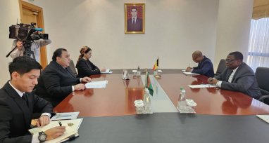 Посол Бенина вручил копии верительных грамот заместителю министра иностранных дел Туркменистана