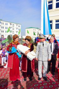 Photoreport from the opening ceremony of a residential building for law enforcement officers in Buzmeyin