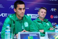 Фоторепортаж: Пресс-конференция сборных Туркменистана и Шри-Ланки перед отборочным матчем ЧМ-2022