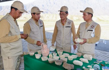 An open-air seminar was held at the ancient settlement of Paryzdepe in Turkmenistan