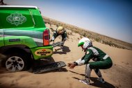 Команда Федерации автомобильного спорта Туркменистана на ралли-рейде «Шелковый путь» в России
