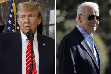 Joe Biden ile Donald Trump canlı yayında kozlarını paylaştı