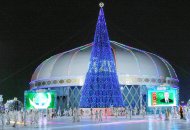 Photoreport:central New Year trees were lit in all velayats of Turkmenistan