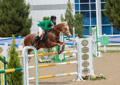 A show jumping competitions were held in Ashgabat
