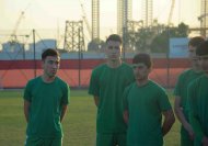 Photoreport: BAE-de Türkmenistanyň futbol toparynyň türgenleşik lagerleri
