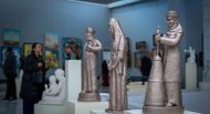 Photo report: Exhibition of artists from Mary velayat continues in Ashgabat