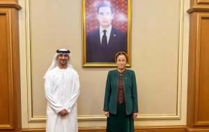 A meeting with the UAE Ambassador was held in Ashgabat