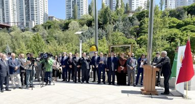 Flowers were laid at the Magtymguly monument in Ankara