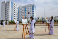 Новый многоквартирный дом ввели в эксплуатацию в жилом массиве «Парахат-7» в Ашхабаде
