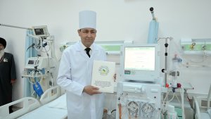 Berdimuhamedov's Charitable Foundation donated medical equipment to a scientific and clinical center in Ashgabat