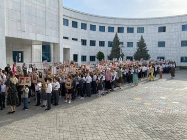 More than 1200 people took part in the procession of the “Immortal Regiment” in Ashgabat