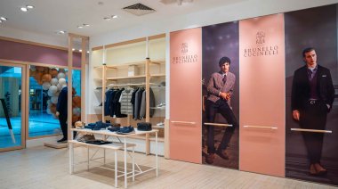 A boutique of the Italian brand Brunello Cucinelli opened in the Altyn Zaman shopping center