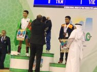 Türkmenistanly agyr atletikaçylar Aziýa çempionatynda 13 medal gazandylar (FOTO)