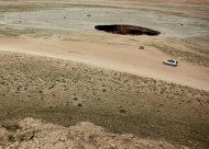 Потрясающие фотографии газового кратера в Дарвазе 