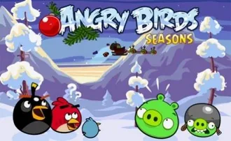 Новогоднее приключение Angry Birds