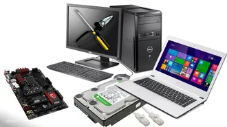 Услуги ремонта и все виды исправления неполадок с компьютерами и ноутбуками.	
