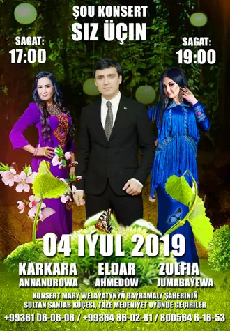 A show concert will be held in Bayramali