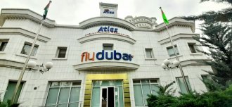 FlyDubai ticket sales office in Ashgabat