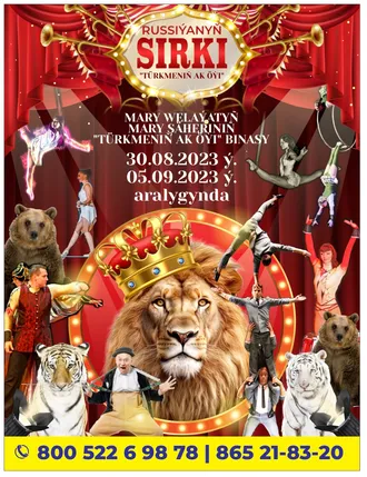 Артисты российских цирков в Мары