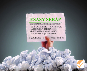JAYA DEGISLI AHLI DOKUMENT ISLERINI KANUNA LAYYKLYKDA ELYERLI BAHADAN TIZ WAGTYN DOWAMYNDA YERINE YETIRIP BERYARIS. ESASY SEBAP GOZGALMAYAN EMLAK AGENTLIGI ОФОРМЛЕНИЕ ДОКУМЕНТОВ ЛЮБОЙ СЛОЖНОСТИ НЕДВИЖИМОСТИ «»