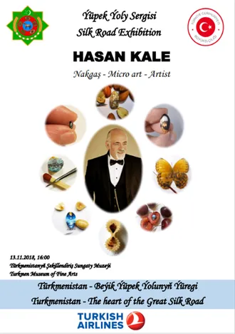 В Ашхабаде откроется выставка Турецкого художника-миниартиста Хасана Кале