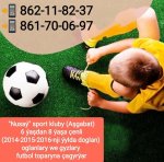 Recruitment of boys and girls in the football section Nusay