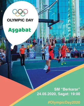International Olympic Day celebrating in Ashgabat
