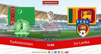 2022 FIFA World Cup qualification:Turkmenistan − Sri-Lanka