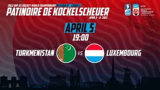2022 IIHF World Championship Division III: Turkmenistan — Luxembourg