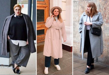 Fashionable outerwear for girls plus size: stylish down jackets for the season 2021